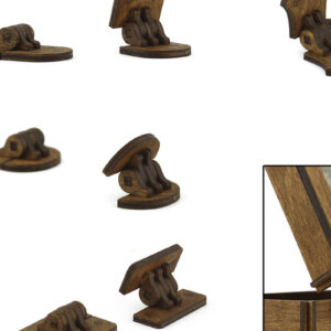 Intra απο ξύλο plywood 3mm-4mm πάχος – Ξύλινοι μεντεσέδες. Αρχείο κοπής με λέιζερ. 4 Μοντέλα Δίασταση  20x20 cm INTRAFABR-93697345