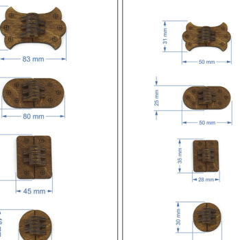 Intra απο ξύλο plywood 3mm-4mm πάχος – Ξύλινοι μεντεσέδες. Αρχείο κοπής με λέιζερ. 4 Μοντέλα Δίασταση  20x20 cm INTRAFABR-93697345 - Image 6