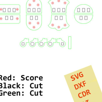 Intra απο ξύλο plywood 3mm-4mm πάχος – Ξύλινοι μεντεσέδες. Αρχείο κοπής με λέιζερ. 4 Μοντέλα Δίασταση  20x20 cm INTRAFABR-93697345 - Image 10