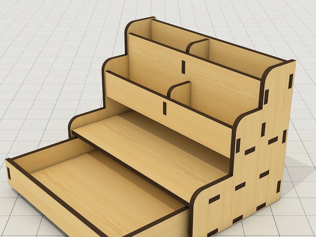 Intra απο ξύλο plywood 3mm-4mm πάχος – Ξύλινη οργάνωση γραφείου σπιτιού Δίασταση  20x20 cm INTRAFABR-39958373