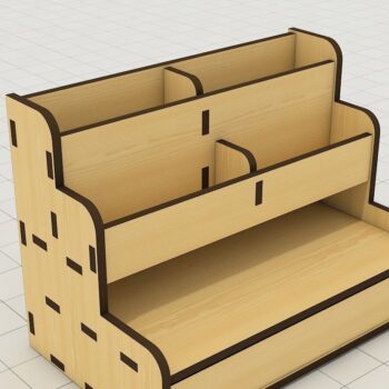 Intra απο ξύλο plywood 3mm-4mm πάχος – Ξύλινη οργάνωση γραφείου σπιτιού Δίασταση  20x20 cm INTRAFABR-39958373 - Image 3