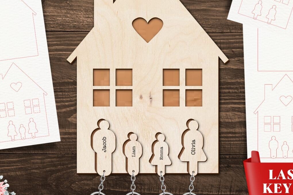 Intra απο ξύλο plywood 3mm-4mm πάχος – Ξύλινες θήκες για μπρελόκ με λέιζερ Δίασταση  5x5 cm INTRAFABR-93319750