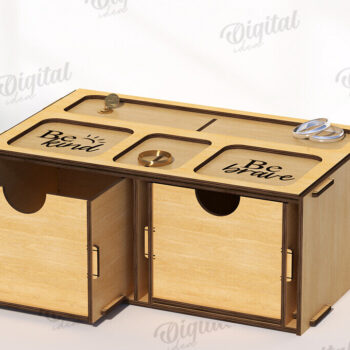 Intra απο ξύλο plywood 3mm-4mm πάχος – Ξύλινα κουτιά κοσμημάτων Δέσμη κοπής με λέιζερ Δίασταση  20x20 cm INTRAFABR-119198147 - Image 9