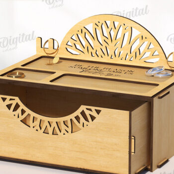 Intra απο ξύλο plywood 3mm-4mm πάχος – Ξύλινα κουτιά κοσμημάτων Δέσμη κοπής με λέιζερ Δίασταση  20x20 cm INTRAFABR-119198147 - Image 10