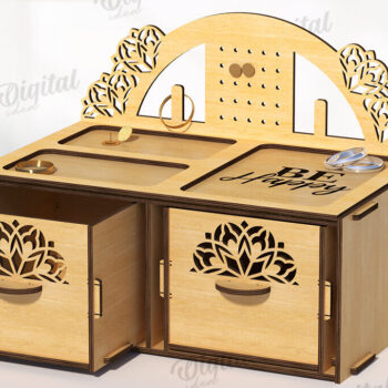 Intra απο ξύλο plywood 3mm-4mm πάχος – Ξύλινα κουτιά κοσμημάτων Δέσμη κοπής με λέιζερ Δίασταση  20x20 cm INTRAFABR-119198147 - Image 13