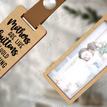 Intra απο ξύλο plywood 3mm-4mm πάχος – Ξύλινο μπρελόκ Πακέτο για τη γιορτή της μητέρας |CNC Δίασταση  5x5 cm INTRAFABR-115498120 - Image 8