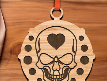 Intra απο ξύλο plywood 3mm-4mm πάχος – Ξύλινα μπρελόκ Πακέτο Cut Laser Δίασταση  5x5 cm INTRAFABR-99135301 - Image 5