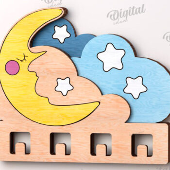 Intra απο ξύλο plywood 3mm-4mm πάχος – Ξύλινη Παιδική Σχάρα Κόψιμο με Λέιζερ Δίασταση  20x20 cm INTRAFABR-115445504 - Image 1