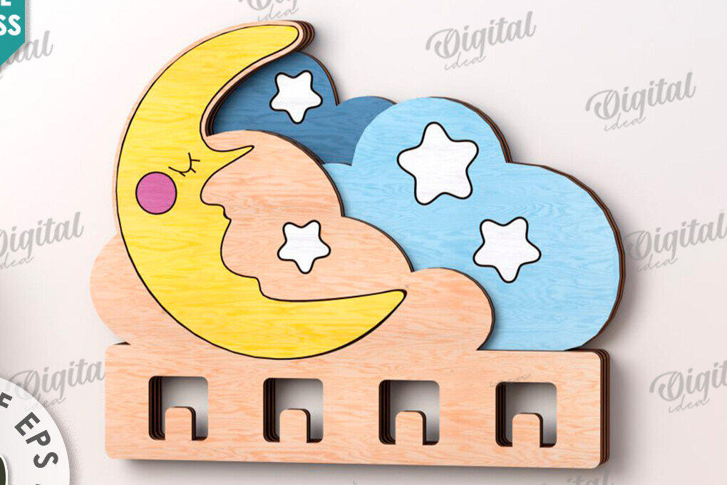 Intra απο ξύλο plywood 3mm-4mm πάχος – Ξύλινη Παιδική Σχάρα Κόψιμο με Λέιζερ Δίασταση  20x20 cm INTRAFABR-115445504