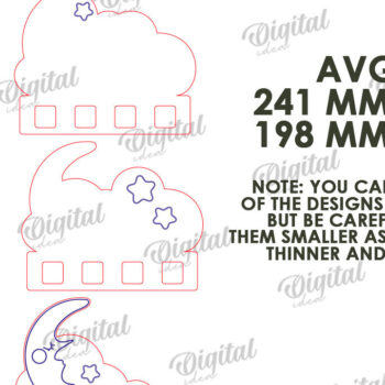 Intra απο ξύλο plywood 3mm-4mm πάχος – Ξύλινη Παιδική Σχάρα Κόψιμο με Λέιζερ Δίασταση  20x20 cm INTRAFABR-115445504 - Image 3