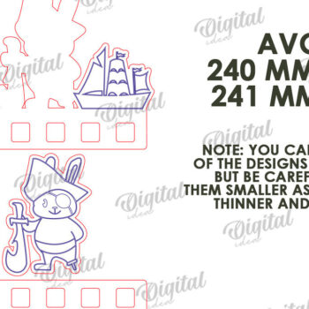 Intra απο ξύλο plywood 3mm-4mm πάχος – Ξύλινη Παιδική Σχάρα Κόψιμο με Λέιζερ Δίασταση  20x20 cm INTRAFABR-115444723 - Image 3