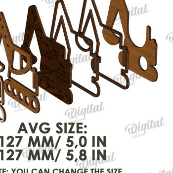 Intra απο ξύλο plywood 3mm-4mm πάχος – Ξύλινο Παιδικό Led Nightlight Bundle Laser Δίασταση  20x20 cm INTRAFABR-118959258 - Image 4