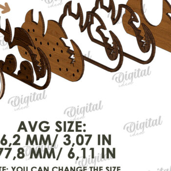 Intra απο ξύλο plywood 3mm-4mm πάχος – Ξύλινο Παιδικό Led Nightlight Laser Δίασταση  20x20 cm INTRAFABR-119078433 - Image 2