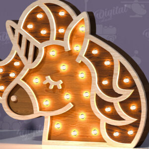 Intra απο ξύλο plywood 3mm-4mm πάχος – Ξύλινο Παιδικό Led Nightlight Laser Δίασταση  20x20 cm INTRAFABR-119078318