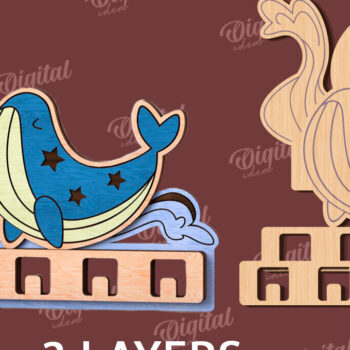 Intra απο ξύλο plywood 3mm-4mm πάχος – Ξύλινα Παιδικά Ράφια LaserCut Πακέτο Δίασταση  20x20 cm INTRAFABR-115495324 - Image 6