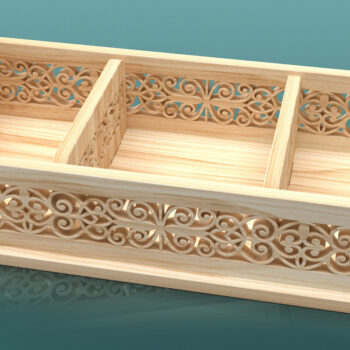 Intra απο ξύλο plywood 3mm-4mm πάχος – Ξύλινη θήκη επαγγελματικής κάρτας με Δίασταση  20x20 cm INTRAFABR-72029848 - Image 1