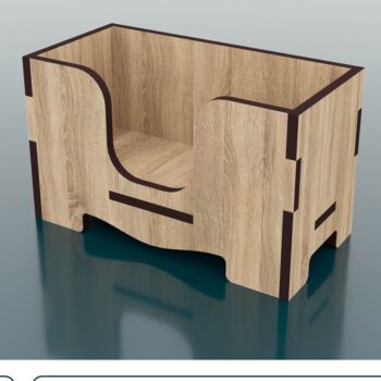 Intra απο ξύλο plywood 3mm-4mm πάχος – Ξύλινη θήκη επαγγελματικής κάρτας με Δίασταση  20x20 cm INTRAFABR-47679673 - Image 1