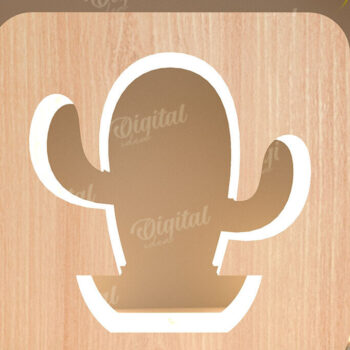 Intra απο ξύλο plywood 3mm-4mm πάχος – Ξύλινη δέσμη κοπής με λέιζερ Led Nightlights Δίασταση  20x20 cm INTRAFABR-109503235 - Image 8