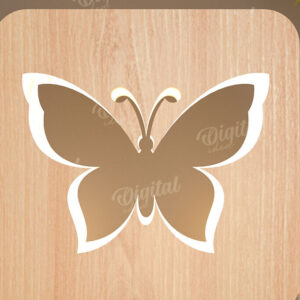 Intra απο ξύλο plywood 3mm-4mm πάχος – Ξύλινο επιτραπέζιο φωτιστικό Led  κοπής Laser Δίασταση  20x20 cm INTRAFABR-109489439