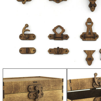 Intra απο ξύλο plywood 3mm-4mm πάχος – Ξύλινες Κλειδαριές. Αρχείο λέιζερ. 3 Μοντέλα Δίασταση  20x20 cm INTRAFABR-91362337 - Image 1