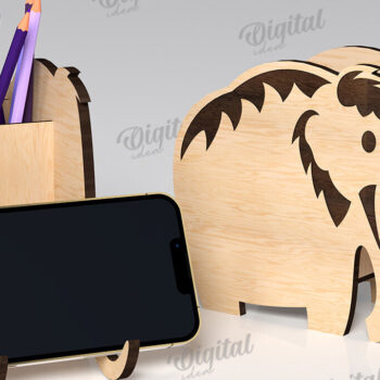 Intra απο ξύλο plywood 3mm-4mm πάχος – Ξύλινη θήκη για στυλό μαμούθ Δίασταση  20x20 cm INTRAFABR-112435816 - Image 1