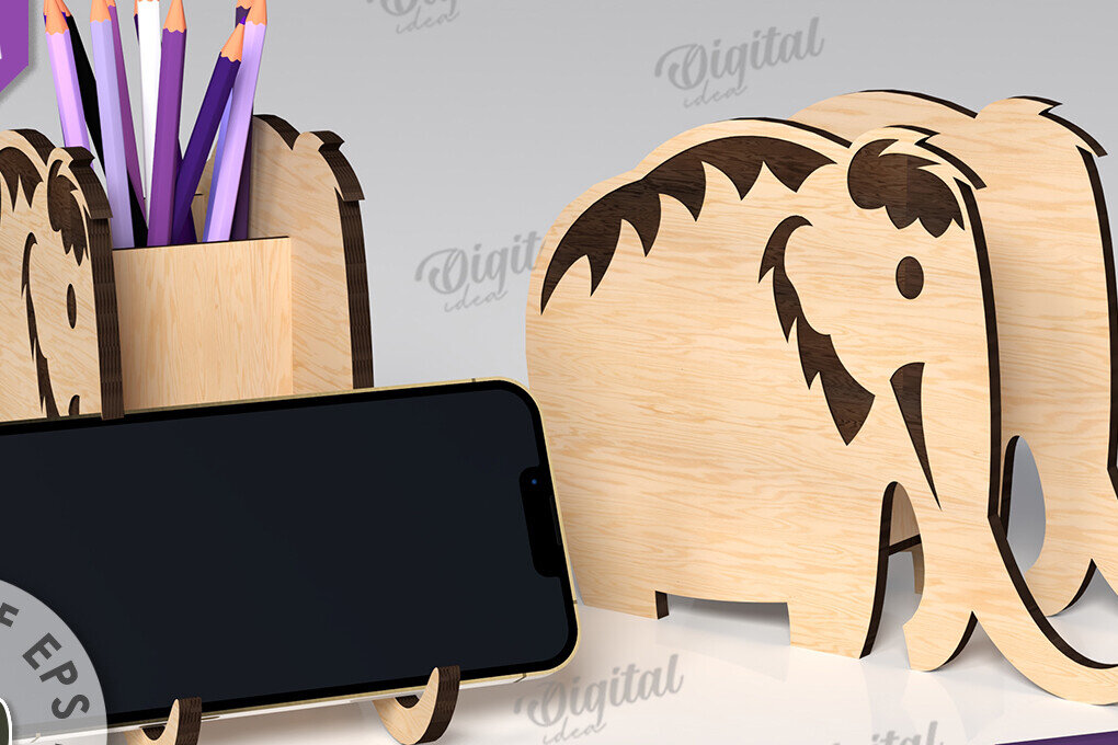 Intra απο ξύλο plywood 3mm-4mm πάχος – Ξύλινη θήκη για στυλό μαμούθ Δίασταση  20x20 cm INTRAFABR-112435816