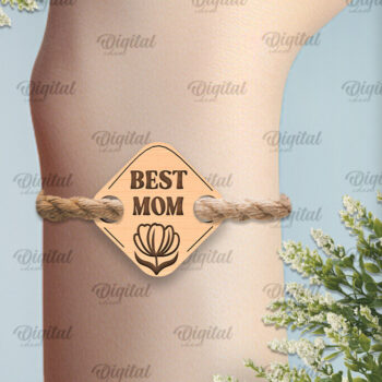 Intra απο ξύλο plywood 3mm-4mm πάχος – Ξύλινο βραχιόλι για τη γιορτή της μητέρας Δίασταση  20x20 cm INTRAFABR-93017517 - Image 1