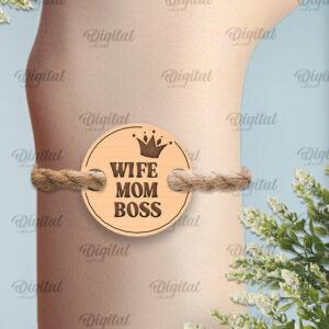 Intra απο ξύλο plywood 3mm-4mm πάχος – Ξύλινο βραχιόλι για τη γιορτή της μητέρας Δίασταση  20x20 cm INTRAFABR-93017557