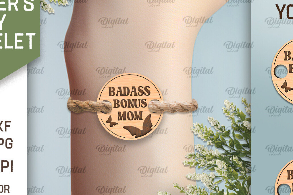 Intra απο ξύλο plywood 3mm-4mm πάχος – Ξύλινο βραχιόλι για τη γιορτή της μητέρας Δίασταση  20x20 cm INTRAFABR-93017752