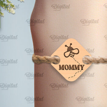 Intra απο ξύλο plywood 3mm-4mm πάχος – Ξύλινο βραχιόλι για τη γιορτή της μητέρας Δίασταση  20x20 cm INTRAFABR-93017795 - Image 1