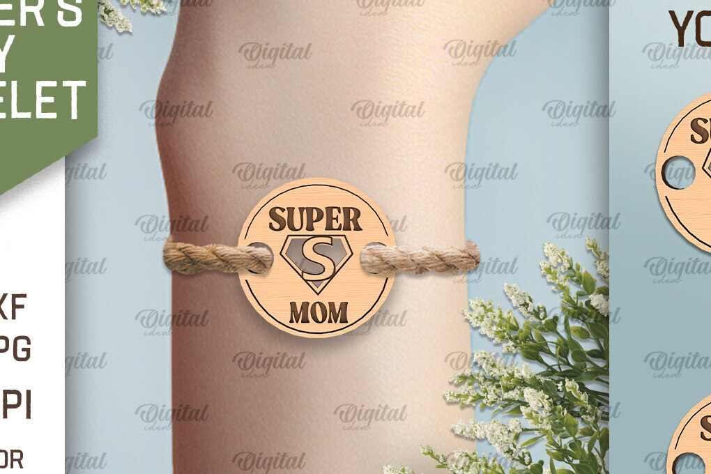 Intra απο ξύλο plywood 3mm-4mm πάχος – Ξύλινο βραχιόλι για τη γιορτή της μητέρας Δίασταση  20x20 cm INTRAFABR-93017248