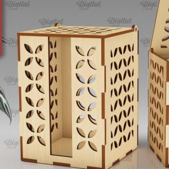 Intra απο ξύλο plywood 3mm-4mm πάχος – Ξύλινα κουτιά δώρου κούπα Πακέτο κοπής με λέιζερ Δίασταση  20x20 cm INTRAFABR-102418718 - Image 8