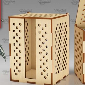 Intra απο ξύλο plywood 3mm-4mm πάχος – Ξύλινα κουτιά δώρου κούπα Πακέτο κοπής με λέιζερ Δίασταση  20x20 cm INTRAFABR-102418718 - Image 9