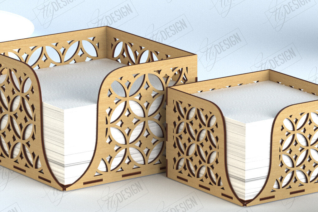 Intra απο ξύλο plywood 3mm-4mm πάχος – Ξύλινη θήκη χαρτοπετσέτας |Διακόσμηση τραπεζαρίας Δίασταση  20x20 cm INTRAFABR-118284217