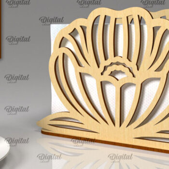 Intra απο ξύλο plywood 3mm-4mm πάχος – Ξύλινη θήκη χαρτοπετσέτας Δίασταση  20x20 cm INTRAFABR-100491928 - Image 1