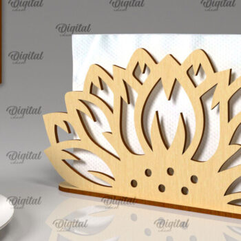 Intra απο ξύλο plywood 3mm-4mm πάχος – Ξύλινη θήκη χαρτοπετσέτας Δίασταση  20x20 cm INTRAFABR-100491994 - Image 1