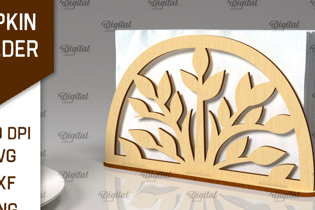 Intra απο ξύλο plywood 3mm-4mm πάχος – Ξύλινη θήκη χαρτοπετσέτας Δίασταση  20x20 cm INTRAFABR-100492042