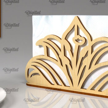 Intra απο ξύλο plywood 3mm-4mm πάχος – Ξύλινη θήκη χαρτοπετσέτας Δίασταση  20x20 cm INTRAFABR-100492110 - Image 1