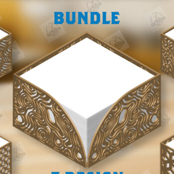 Intra απο ξύλο plywood 3mm-4mm πάχος – Ξύλινη θήκη χαρτοπετσέτας Δέσμη κοπής με λέιζερ Δίασταση  20x20 cm INTRAFABR-120361778 - Image 1