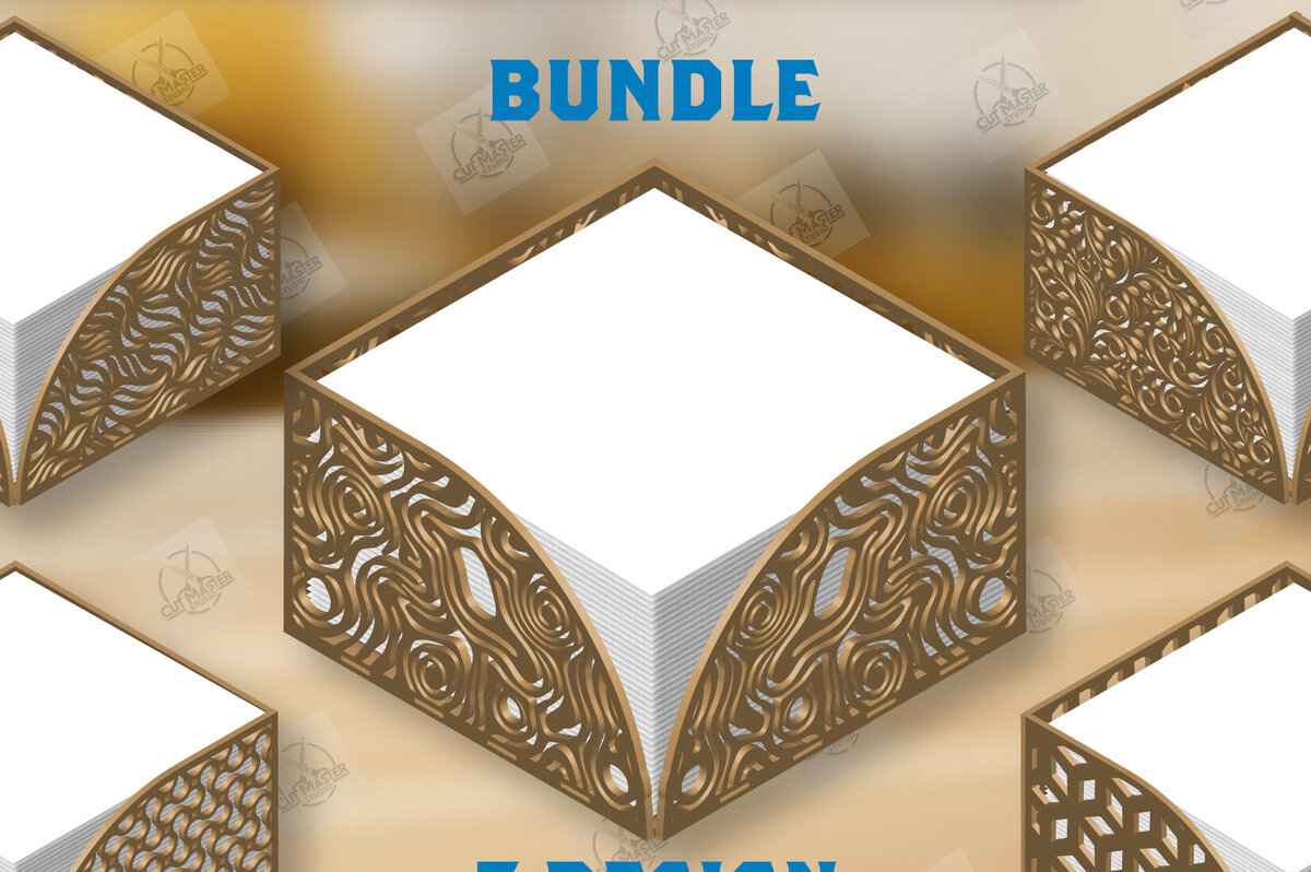 Intra απο ξύλο plywood 3mm-4mm πάχος – Ξύλινη θήκη χαρτοπετσέτας Δέσμη κοπής με λέιζερ Δίασταση  20x20 cm INTRAFABR-120361778