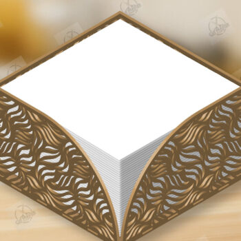 Intra απο ξύλο plywood 3mm-4mm πάχος – Ξύλινη θήκη χαρτοπετσέτας Δέσμη κοπής με λέιζερ Δίασταση  20x20 cm INTRAFABR-120361856 - Image 9