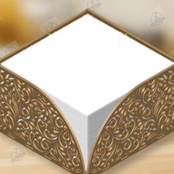 Intra απο ξύλο plywood 3mm-4mm πάχος – Ξύλινη θήκη χαρτοπετσέτας Δίασταση  20x20 cm INTRAFABR-120361686 - Image 2