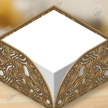 Intra απο ξύλο plywood 3mm-4mm πάχος – Ξύλινη θήκη χαρτοπετσέτας Δίασταση  20x20 cm INTRAFABR-120361715 - Image 2