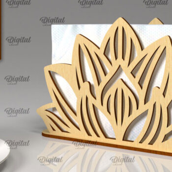 Intra απο ξύλο plywood 3mm-4mm πάχος – Ξύλινες θήκες για χαρτοπετσέτες Δέσμη κοπής με λέιζερ Δίασταση  20x20 cm INTRAFABR-100493743 - Image 3