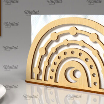 Intra απο ξύλο plywood 3mm-4mm πάχος – Ξύλινες θήκες για χαρτοπετσέτες Δέσμη κοπής με λέιζερ Δίασταση  20x20 cm INTRAFABR-100493743 - Image 4
