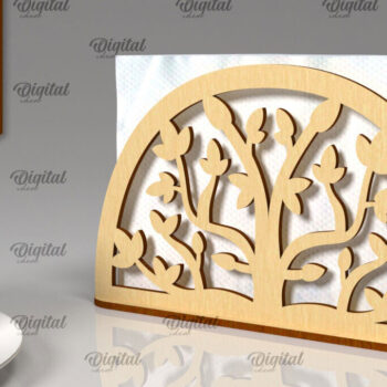 Intra απο ξύλο plywood 3mm-4mm πάχος – Ξύλινες θήκες για χαρτοπετσέτες Δέσμη κοπής με λέιζερ Δίασταση  20x20 cm INTRAFABR-100493743 - Image 6