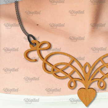 Intra απο ξύλο plywood 3mm-4mm πάχος – Ξύλινα Κολιέ Δέσμη κοπής με λέιζερ Δίασταση  20x20 cm INTRAFABR-101754663 - Image 11