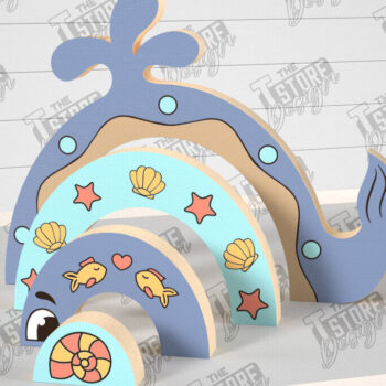 Intra απο ξύλο plywood 3mm-4mm πάχος – Ξύλινη Φωλιά Φωλιά | Παιχνίδι μωρού | CNC Δίασταση  20x20 cm INTRAFABR-101169303 - Image 1