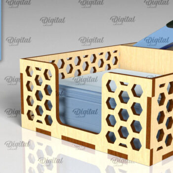 Intra απο ξύλο plywood 3mm-4mm πάχος – Ξύλινη θήκη για σημειωματάρια Cut Laser Δίασταση  20x20 cm INTRAFABR-99622149 - Image 1