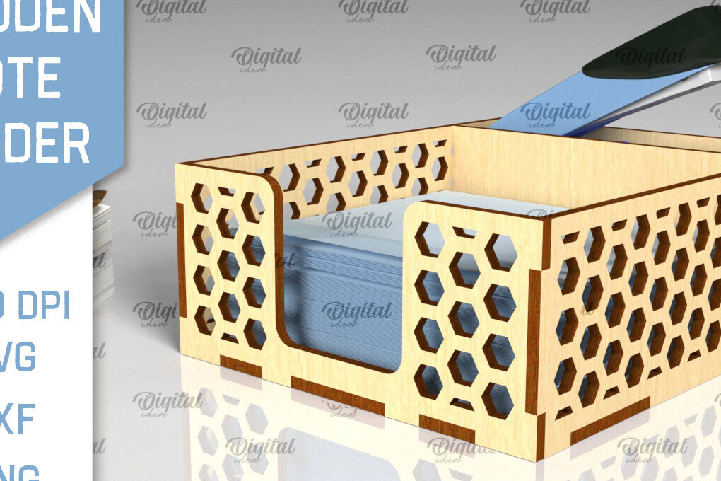 Intra απο ξύλο plywood 3mm-4mm πάχος – Ξύλινη θήκη για σημειωματάρια Cut Laser Δίασταση  20x20 cm INTRAFABR-99622149